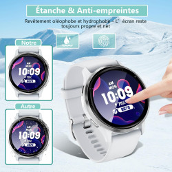 2 pièces Verre Trempé pour Garmin Venu 4 45mm, HD Haute Sensibilité 0,01 s Réponse Protection écran, 0,33 mm 9H Dureté Anti-Rayu
