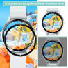 2 pièces Verre Trempé pour Garmin Venu 4 45mm, HD Haute Sensibilité 0,01 s Réponse Protection écran, 0,33 mm 9H Dureté Anti-Rayu