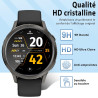 4 pièces Verre Trempé pour Garmin Venu 4 45mm Protection écran, HD Sans Bulles Anti‑Empreintes Vitre Protection, TPU auto-répara