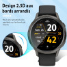 4 pièces Verre Trempé pour Garmin Venu 4 45mm Protection écran, HD Sans Bulles Anti‑Empreintes Vitre Protection, TPU auto-répara