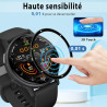 2 pièces Verre Trempé pour Garmin Vivoactive 5 Protection écran, HD Sans Bulles Anti‑Empreintes Vitre Protection, 9H Anti-Rayure