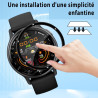 2 pièces Verre Trempé pour Garmin Vivoactive 5 Protection écran, HD Sans Bulles Anti‑Empreintes Vitre Protection, 9H Anti-Rayure