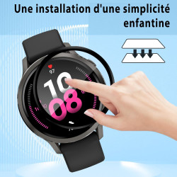 2 pièces Verre Trempé pour Garmin Venu 4 45mm Protection écran, HD Sans Bulles Anti‑Empreintes Vitre Protection, 9H Anti-Rayures