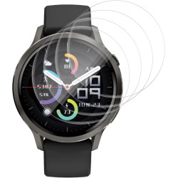 4 pièces Verre Trempé pour Garmin Venu 4 41mm Protection écran, HD Sans Bulles Anti‑Empreintes Vitre Protection, TPU auto-répara