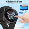 4 pièces Verre Trempé pour Garmin Venu 4 41mm Protection écran, HD Sans Bulles Anti‑Empreintes Vitre Protection, TPU auto-répara