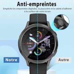 4 pièces Verre Trempé pour Garmin Venu 4 41mm Protection écran, HD Sans Bulles Anti‑Empreintes Vitre Protection, TPU auto-répara