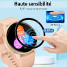 2 pièces Verre Trempé pour Garmin Vivoactive 6 Protection écran, HD Sans Bulles Anti‑Empreintes Vitre Protection, 9H Anti-Rayure