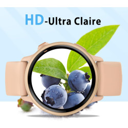 2 pièces Verre Trempé pour Garmin Vivoactive 6 Protection écran, HD Sans Bulles Anti‑Empreintes Vitre Protection, 9H Anti-Rayure