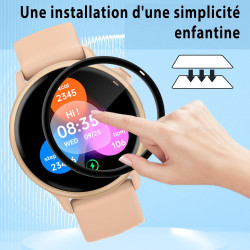 2 pièces Verre Trempé pour Garmin Vivoactive 6 Protection écran, HD Sans Bulles Anti‑Empreintes Vitre Protection, 9H Anti-Rayure