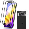 Carantee Verre Trempé pour Google Pixel 8 pro - 2+2 Pièces Protection Écran 3D avec Caméra, Dureté 9H 0,33mm Anti-Rayures, Vitre