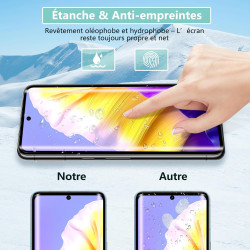 Carantee Verre Trempé pour Google Pixel 8 pro - 2+2 Pièces Protection Écran 3D avec Caméra, Dureté 9H 0,33mm Anti-Rayures, Vitre