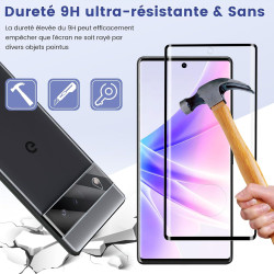 2+2 pièces Verre Trempé pour Google Pixel 6 Pro Protection écran, HD Sans Bulles Vitre Protection, 0,33 mm 9H Anti-Rayures Film 