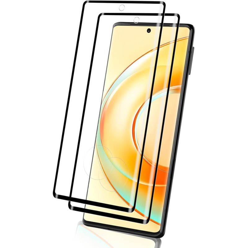 Carantee Verre Trempé pour Google Pixel 6 Pro - 2 Pièces Protection Écran 3D, Dureté 9H 0,33mm Anti-Rayures, Vitre Protection, T