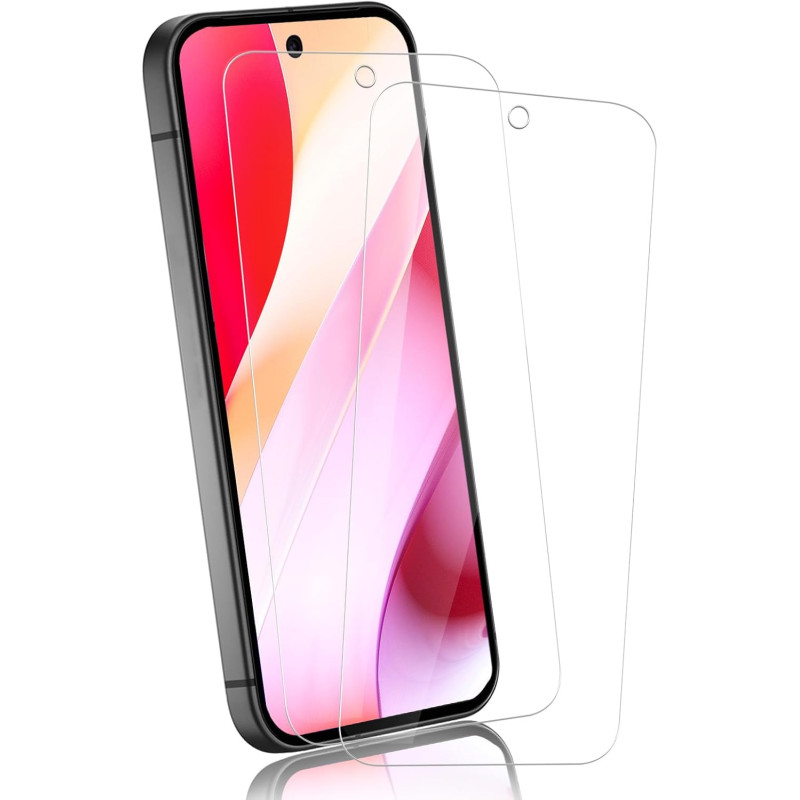 2 pièces Verre Trempé pour Google Pixel 10 Protection écran, HD Sans Bulles Anti‑Empreintes Vitre Protection, 9H Anti-Rayures Fi