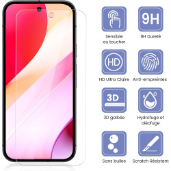 2 pièces Verre Trempé pour Google Pixel 10 Protection écran, HD Sans Bulles Anti‑Empreintes Vitre Protection, 9H Anti-Rayures Fi