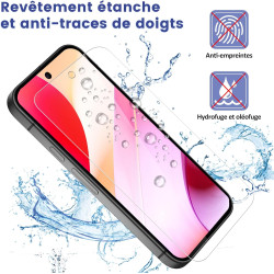 2 pièces Verre Trempé pour Google Pixel 10 Protection écran, HD Sans Bulles Anti‑Empreintes Vitre Protection, 9H Anti-Rayures Fi