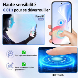 2+2 Pièces Verre Trempé pour Google Pixel 9a, avec Protection Caméra, Protection Écran 3D 0,33mm, Bords Anti-rayures, Dureté 9H,
