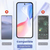 2+2 Pièces Verre Trempé pour Google Pixel 9a, avec Protection Caméra, Protection Écran 3D 0,33mm, Bords Anti-rayures, Dureté 9H,