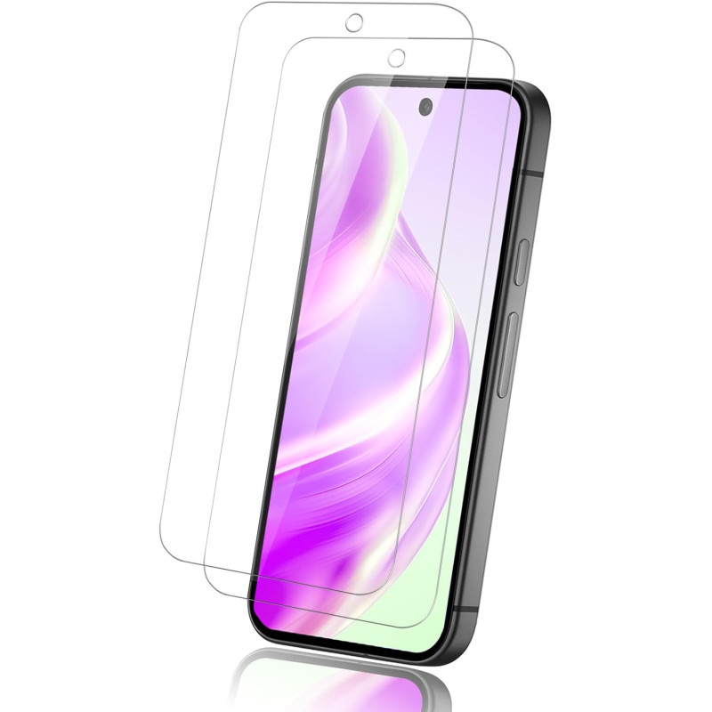 2 pièces Verre Trempé pour Google Pixel 10a, HD Clair Haute Sensibilité 0,01 s Réponse Protection écran, 0,33 mm 9H Dureté Anti-