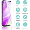 2 pièces Verre Trempé pour Google Pixel 10a, HD Clair Haute Sensibilité 0,01 s Réponse Protection écran, 0,33 mm 9H Dureté Anti-