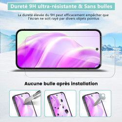 2 pièces Verre Trempé pour Google Pixel 10a, HD Clair Haute Sensibilité 0,01 s Réponse Protection écran, 0,33 mm 9H Dureté Anti-