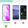2 pièces Verre Trempé pour Google Pixel 10a, HD Clair Haute Sensibilité 0,01 s Réponse Protection écran, 0,33 mm 9H Dureté Anti-