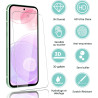2 pièces Verre Trempé pour Google Pixel 8a, 0,33 mm 9H Dureté Anti-Rayures Protection écran, HD Sans Bulles Anti‑Empreintes Vitr