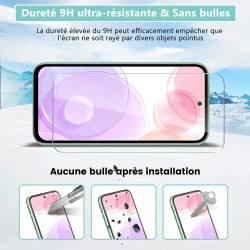 2 pièces Verre Trempé pour Google Pixel 8a, 0,33 mm 9H Dureté Anti-Rayures Protection écran, HD Sans Bulles Anti‑Empreintes Vitr