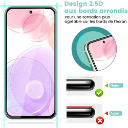 2 pièces Verre Trempé pour Google Pixel 8a, 0,33 mm 9H Dureté Anti-Rayures Protection écran, HD Sans Bulles Anti‑Empreintes Vitr