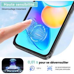 2+2 Pièces Verre Trempé pour Google Pixel 9a, avec Caméra Arrière Ecran Verre Film, pas de bulles Toucher Sensible Vitre Protect