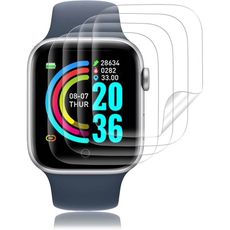2 pièces Verre Trempé pour Google Pixel Watch 3 41mm, 0,33 mm 9H Dureté Anti-Rayures Protection écran, HD Sans Bulles Anti‑Empre