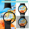 2 pièces Verre Trempé pour Google Pixel Watch 3 41mm, 0,33 mm 9H Dureté Anti-Rayures Protection écran, HD Sans Bulles Anti‑Empre