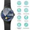 4 pièces Verre Trempé pour Google Pixel Watch 3 45mm, HD Haute Sensibilité 0,01 s Réponse Protection écran, TPU auto-réparateur 
