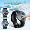 4 pièces Verre Trempé pour Google Pixel Watch 3 45mm, HD Haute Sensibilité 0,01 s Réponse Protection écran, TPU auto-réparateur 