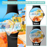 4 pièces Verre Trempé pour Google Pixel Watch 3 45mm, HD Haute Sensibilité 0,01 s Réponse Protection écran, TPU auto-réparateur 