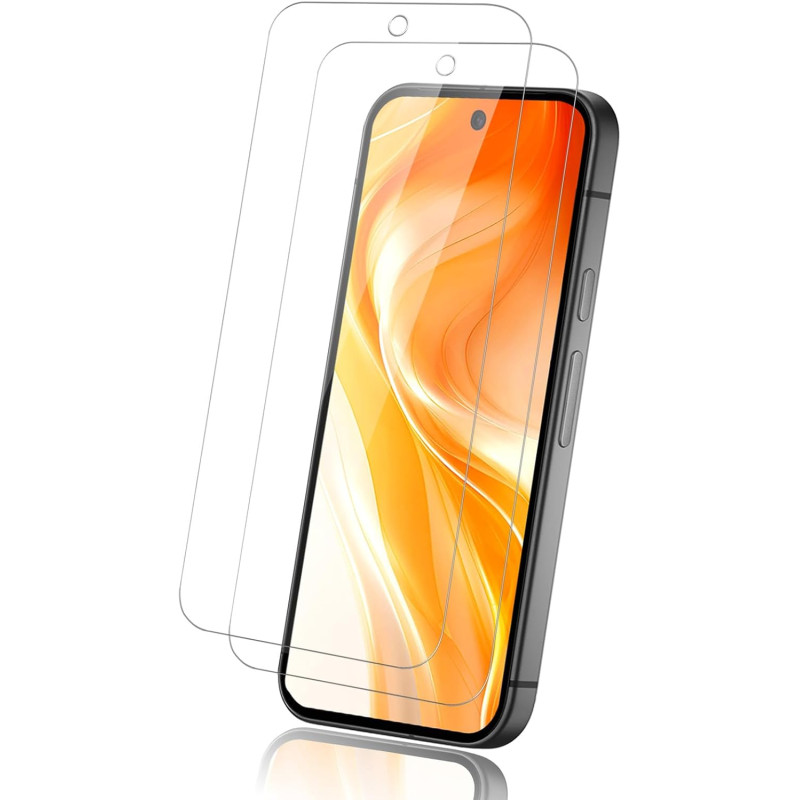 2 pièces Verre Trempé pour Google Pixel 10, 0,33 mm 9H Dureté Anti-Rayures Protection écran, HD Sans Bulles Anti‑Empreintes Vitr