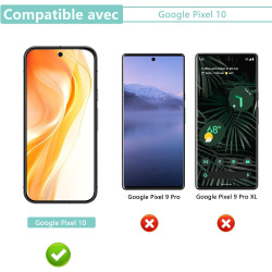 2 pièces Verre Trempé pour Google Pixel 10, 0,33 mm 9H Dureté Anti-Rayures Protection écran, HD Sans Bulles Anti‑Empreintes Vitr