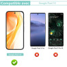 2 pièces Verre Trempé pour Google Pixel 10, 0,33 mm 9H Dureté Anti-Rayures Protection écran, HD Sans Bulles Anti‑Empreintes Vitr