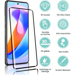 2 pièces Verre Trempé pour Google Pixel 8 pro, 0,33 mm 9H Dureté Anti-Rayures Protection écran, HD Sans Bulles Anti‑Empreintes V
