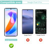 2 pièces Verre Trempé pour Google Pixel 8 pro, 0,33 mm 9H Dureté Anti-Rayures Protection écran, HD Sans Bulles Anti‑Empreintes V