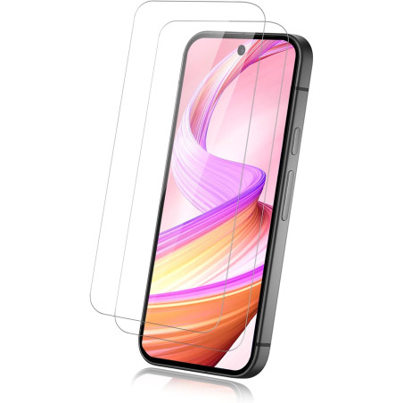 2 pièces Verre Trempé pour Google Pixel 9a, 0,33 mm 9H Dureté Anti-Rayures Protection écran, HD Sans Bulles Anti‑Empreintes Vitr