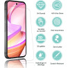 2 pièces Verre Trempé pour Google Pixel 9a, 0,33 mm 9H Dureté Anti-Rayures Protection écran, HD Sans Bulles Anti‑Empreintes Vitr