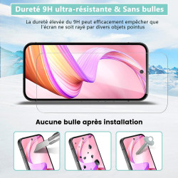 2 pièces Verre Trempé pour Google Pixel 9a, 0,33 mm 9H Dureté Anti-Rayures Protection écran, HD Sans Bulles Anti‑Empreintes Vitr