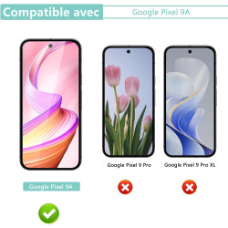 2 pièces Verre Trempé pour Google Pixel 9a, 0,33 mm 9H Dureté Anti-Rayures Protection écran, HD Sans Bulles Anti‑Empreintes Vitr