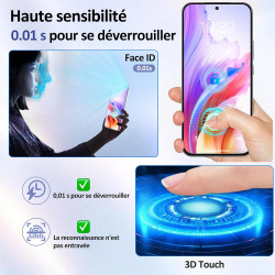 Carantee 2 pièces Verre Trempé pour Honor 400 Pro Protection écran, HD Clair Sans Bulles Vitre Protection, 0,33 mm 9H Anti-Rayur