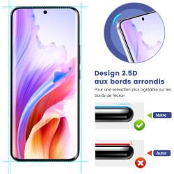 Carantee 2 pièces Verre Trempé pour Honor 400 Pro Protection écran, HD Clair Sans Bulles Vitre Protection, 0,33 mm 9H Anti-Rayur