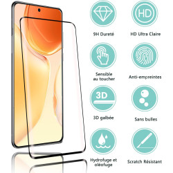 Carantee 2 pièces Verre Trempé pour Honor 90 5G, HD Haute Sensibilité 0,01 s Réponse Protection écran, 0,33 mm 9H Dureté Anti-Ra