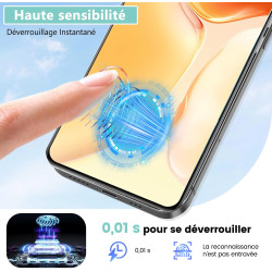 Carantee 2 pièces Verre Trempé pour Honor 90 5G, HD Haute Sensibilité 0,01 s Réponse Protection écran, 0,33 mm 9H Dureté Anti-Ra