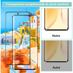 Carantee 2 pièces Verre Trempé pour Honor 90 5G, HD Haute Sensibilité 0,01 s Réponse Protection écran, 0,33 mm 9H Dureté Anti-Ra