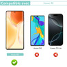Carantee 2 pièces Verre Trempé pour Honor 90 5G, HD Haute Sensibilité 0,01 s Réponse Protection écran, 0,33 mm 9H Dureté Anti-Ra